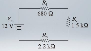 Example: Resistors in series The