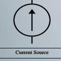 Ideal current source An ideal current source is a circuit element where the current through the source is independent of the voltage across it.