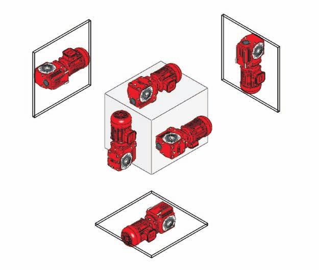 MONTAJ POZİSYONLARI MOUNTING POSITIONS M6 M2 PSH 200.