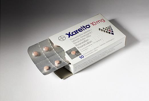 Rivaroxaban Xarelto, Bayer HealthCare Oral direk Faktör Xa inhibitörü Yarılanma ömrü 4-9 saat İlaç-ilaç/Yiyecek etkileşimi Oral biyoyararlanımı> 80% 2/3 karaciğer ve 1/3