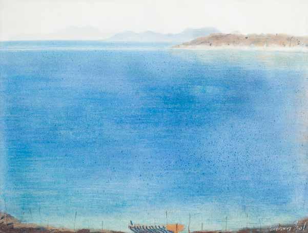 Natürmort Bodrum 145 Adnan Varınca (1918-2014) Natürmort tuval üzeri yağlıboya 38 x 46 cm. oil on canvas 7.000-9.000 TL 1.165-1.