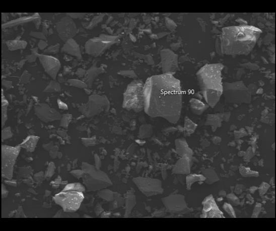 Numune üretiminde takviye malzemesi olarak kullanılan kiremit tozunun elektron mikroskobu görüntüsü Şekil 3 te verilmiştir. Tablo 4.