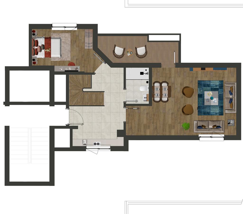 48 m2 12.05 m2 8 - Giriş Holü 9 - Hol 10 - Banyo 11 - Wc+Lvb 12 - Balkon 13 - Balkon 14 - Balkon 12.97 m2 3.88 m2 4.57 m2 1.42+2.28=3.70 m2 5.17 m2 8.46 m2 7.