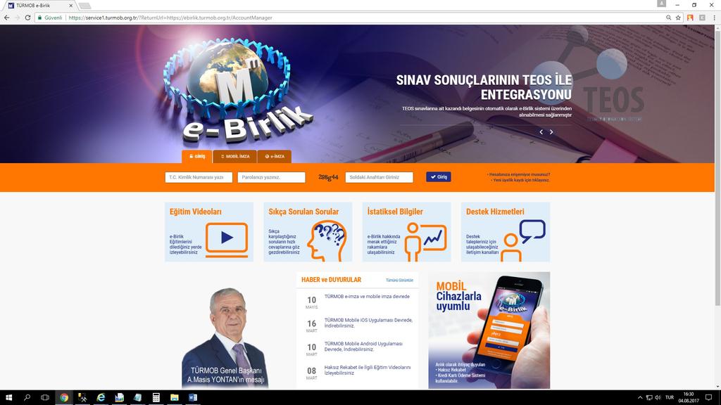 Eğitim bedeli http://ebirlik.turmob.org.tr sitesinden Etik Eğitimi menüsünden yatırılabilir.