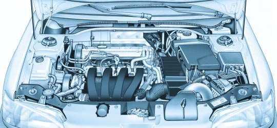 306 NIZIN BAKIMI 27 1,8 litre ve 2 litre 16V benzinli motor 2 3 4 1 5 6 9 8 7 1 Direksiyon hidroli i deposu*. 2 Motor ya doldurma deli i.
