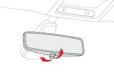 Ergonomi ve konfor İç dikiz aynası Dikiz aynasının camını karartarak, sürücünün diğer araçların farları veya güneş gibi etkenlerden oluşabilecek rahatsızlığını azaltan bir göz kamaşmasını önleme