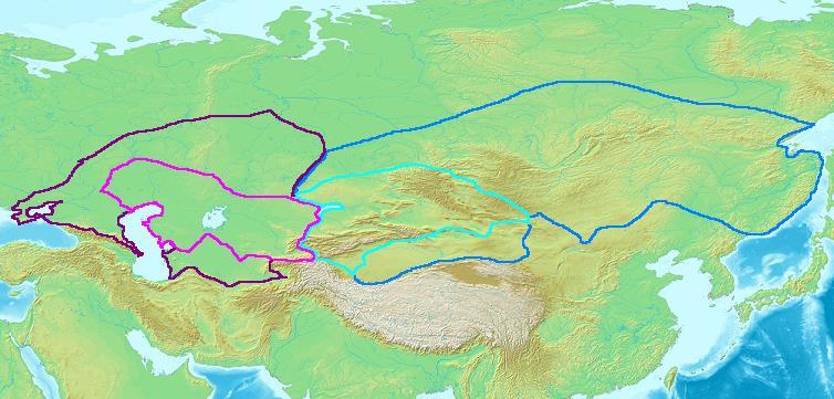 I. Göktürk Kağanlığı: Susan (Jujan) Hanedanlığı döneminde Asya Hun Konfederasyonunun kabile reisleri arasında yer alan Bumin Kağan, MS 546 yılında Uygur ve Tiele boylarının isyan hazırlıklarının