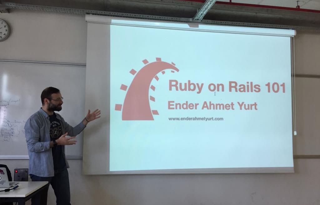 Mühendislik ve Doğa Bilimleri Fakültesi, Bilgisayar Mühendisliği Bölümü öğrencileri tarafından düzenlenen Ruby on Rails etkinliği, 25