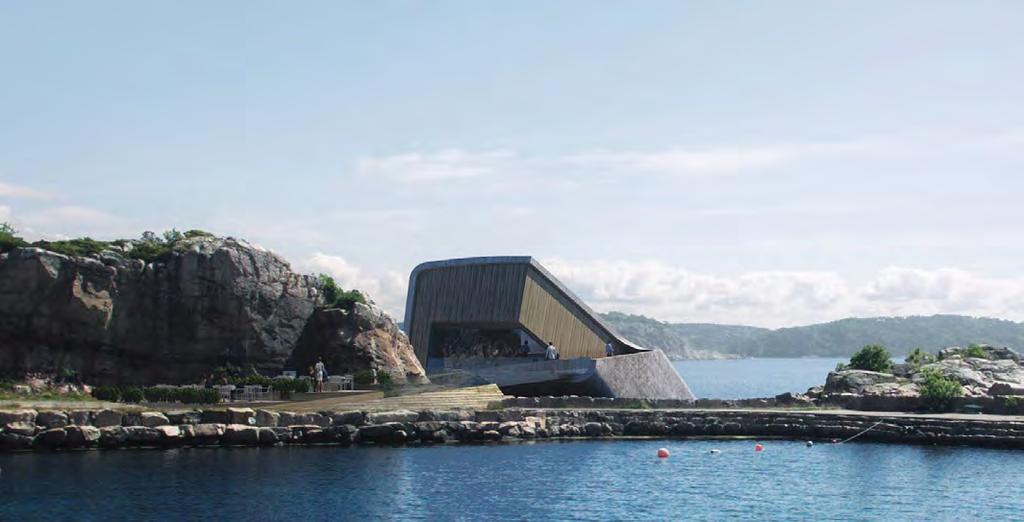 NEWS HABERLER Avrupa nın ilk su altı restoranı Norveç te açılacak Mimarlık şirketi Snøhetta, güney Norveç te, kısmen denizin içinde olacak bir restoran kurma planlarını açıkladı.