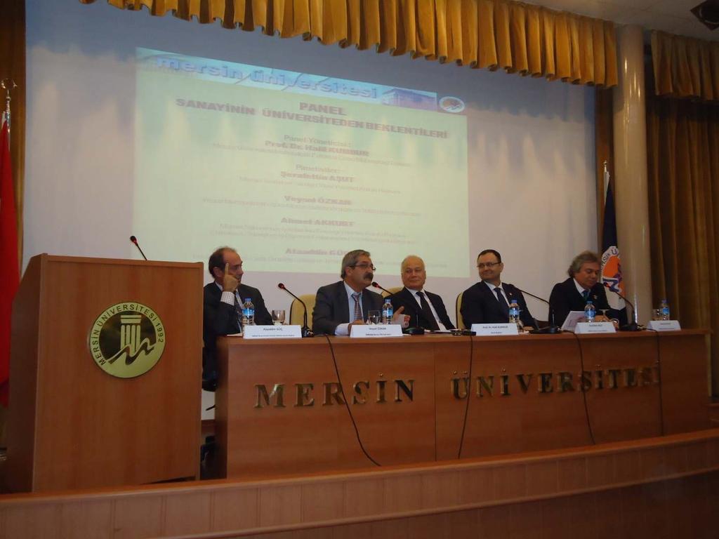 26 Şubat 2013 tarihinde Mersin Üniversitesi organizasyonunda Şubemiz, MTSO, MESĐAD ve Özel Sektör temsilcisinin katılımıyla gerçekleştirilen Sanayinin Üniversiteden Beklentileri konulu Panele