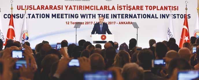 YASED Uluslararası Yatırımcılarla İstişare Toplantısı/ 12 Temmuz 2017 Uluslararası Yatırımcılar Derneği ( YASED ) ile Türkiye Odalar ve Borsalar Birliği (TOBB), Cumhurbaşkanı Sayın Recep Tayyip