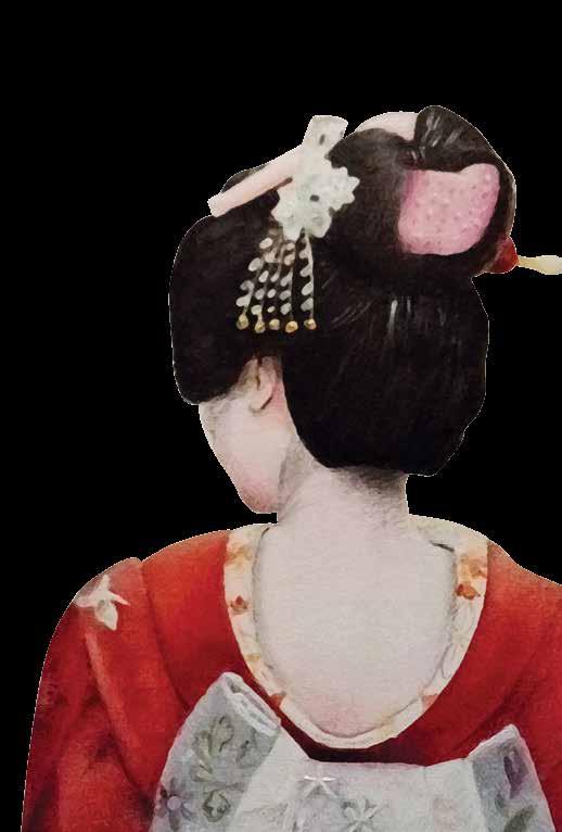 kimono zarafeti Zarif Japon kültürünün göz alıcı geleneksel giysisi kimonoların gençliğin, güzelliğin ve hayatın sembolü olan sakura