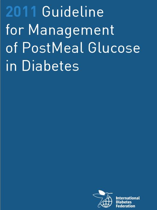 IDF 2011 PPG kılavuzu Tedavi önerileri PPG 1 2 saat ölçülmelidir Hipoglisemi olmadığında hedef 160 mg/dl olmalıdır Kendi kendine ölçüm PPG için en pratik çözümdür Post-meal hiperglisemi zararlıdır ve