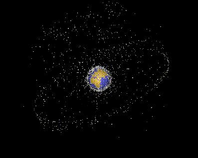 Uzay Kirliliği 1989 yılında gözlenebilen uzay çöplüğündeki