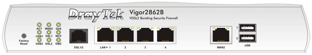 3. PANEL AÇIKLAMASI 3.1 Vigor2862 / Vigor2862B LED Durum Açıklama ACT (Activity) Yanıp Sönme Sistem hazır ve normal çalışabilir. Sistem hazır değil, işlemler başarısız.