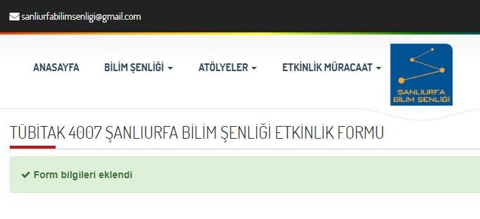 7. Form Bilgileri Eklendi