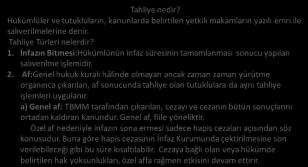 Örneğin katılanın masrafları, mağdurun zararının giderilmesi, nafaka borçları, kamusal giderler, para cezaları için kullanılır ve kalan miktar var ise hükümlüye iade edilir.