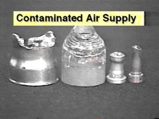 AIR SUPPLY Contaminated air supply will shorten