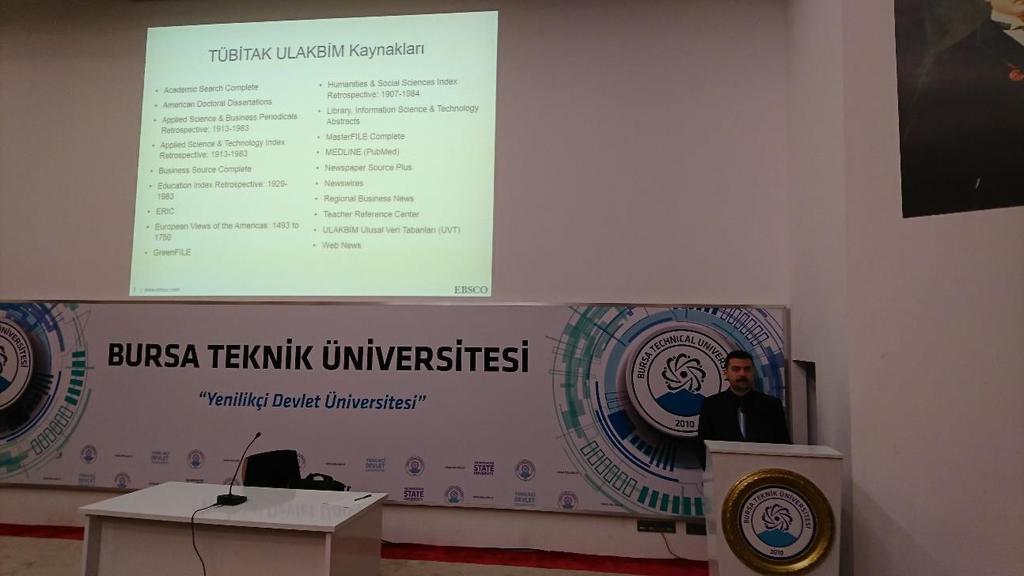 06-08 Nisan 2017 tarihleri arasında Antalya da düzenlenen AnkosLink 2017 toplantısına Üniversitemiz adına Daire Başkanı Mehmet ERMAN katılım sağladı.