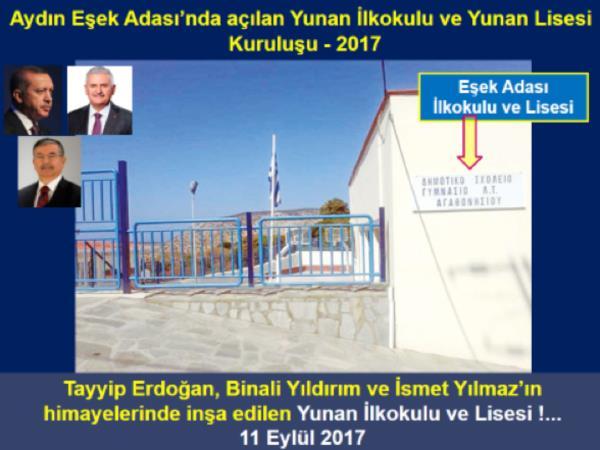 Aydın Eşek Adası nda inşa edilen Yunan İlkokulu ve Lisesi ndeki yeni