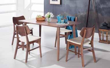 The Bolonya Kitchens Table Set sports a trendy design inspired by nature.