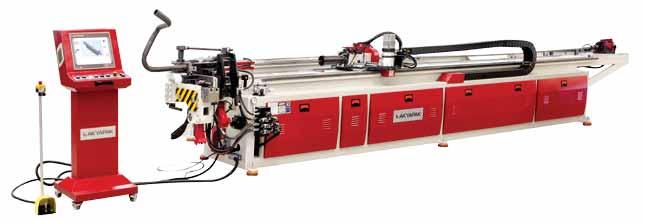 49 ABM 76 CNC 1 TUBE BENDING MACHINE WITH MANDREL MALAFALI BORU BÜKME MAKİNESİ ABM 76 CNC-1 Tube Bending Machine bends tubes hydraulically up to 76 mm diameter with high quality.