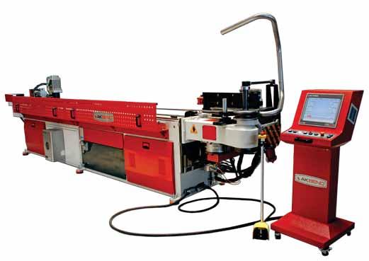 51 ABM 50 CNC TUBE BENDING MACHINE WITH MANDREL MALAFALI BORU BÜKME MAKİNESİ ABM 50 CNC Tube Bending Machine bends tubes perfectly up to 50 mm diameter.