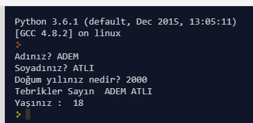 inceleyip, deneyin. Program-1 ile program-2 arasındaki fark nedir? Sonuçları karşılaştırınız.