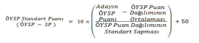 7. ÖZEL YETENEK SINAVI PUANLARININ HESAPLANMASI Özel yetenek gerektiren programların sınavları ile seçme ve yerleştirme işlemleri yükseköğretim kurumlarınca yapılmaktadır.