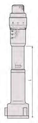 Ekonomik Holtest 12-20 mm : ±2 µm 20-100 mm : ±3 µm 100-300 mm : ±5 µm Çözünürlük 0,005 mm Tambur ve kovanı parlak krom kaplıdır, 12 mm'ye kadar : Ø17 mm 12 mm üzeri : Ø23 mm Ölçüm yüzeyleri