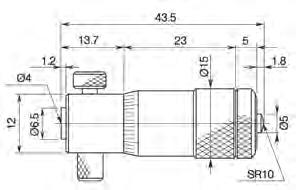 Aksesuar : Delik mikrometresi Setin içindeki standart kod no: 141-003 25-32 7 - - - 20 141-103 25-50 7 2 (38, 50 mm) 1 (6 mm) 141-003 60 141-027 50-63 13 - - - 40 141-211