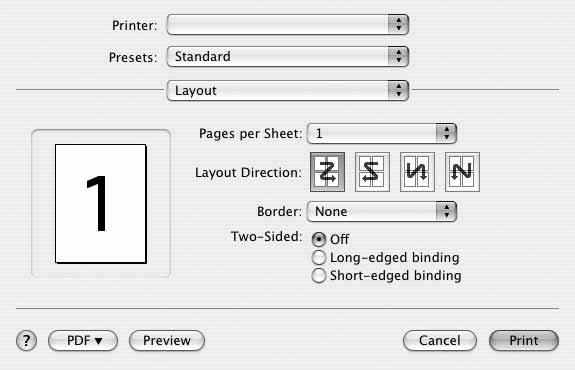 Yazıcı Ayarlarının Değiştirilmesi Yazıcınızı kullanarak gelişmiş yazdırma özelliklerini kullanabilirsiniz. Macintosh uygulamanızda, File menüsünden Print seçeneğini belirleyin.