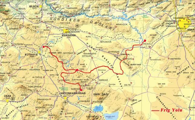 Friglerin ardından Roma, Bizans, Selçuklu ve Osmanlı egemenliği altına giren bölgede bu dönemlere ait eserlerin bir kısmı günümüze kadar gelmiştir.