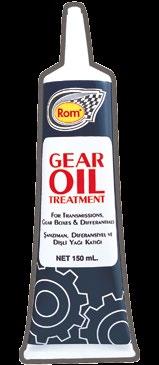 Dişli Yağı Katığı 50 ml Gear Oil Treatment (Dişli Yağı Katığı), düz şanzımanlarda ve diferansiyellerde kullanılmak üzere, özel olarak geliştirilmiş dişli yağı katığıdır.