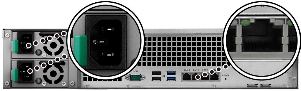 3 PSU'yu RackStation'dan çekip çıkartın.