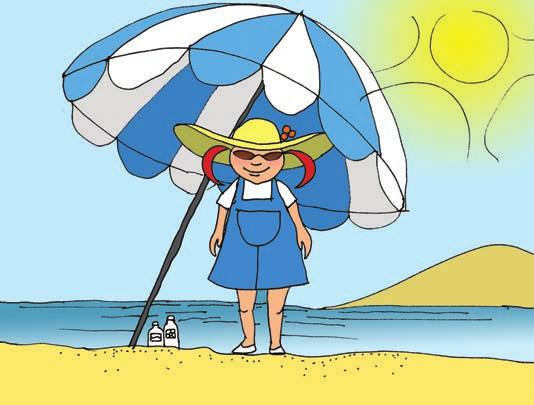 Her zaman gölgeyi tercih edin. Güneşten korunmanın en iyi yollarından biri gölgede durmaktır. Unutma, gölgeni göremiyorsan gölgeye kaç! (Resim 2) Şapka giyin.