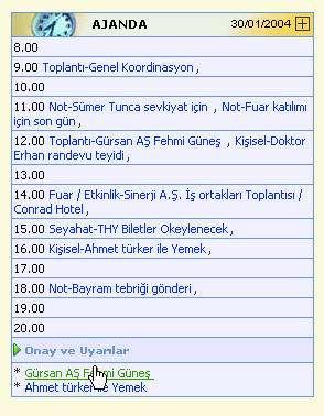 2 gün 2 saat önce) ilgili kişilerin (tüm katılımcılar ve bilgi verilecekler) email adreslerine uyarı başlığı ve linki ile birlikte sistem tarafından gönderilecektir.