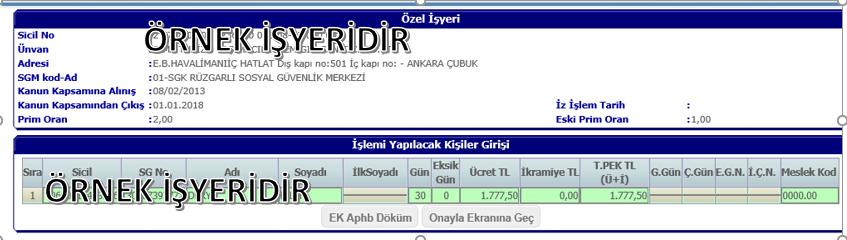 11- Onayla ekranına geçilir 12- Belge onay aşamasına gelir ve onayla butonuna basılır.