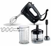 Mini doğrayıcı ve kapaklı, ölçekli karıştırma kabı Sessiz çalışma özelliği 583 TL 602 TL El Blender Seti MQ 66120 Güç: 600 W, normal, turbo hız