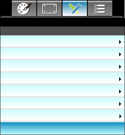 Kullanıcı Kontrolleri AYAR Ağ Control Settings AYAR Ağ: Control Settings Crestron Extron PJ Link AMX Device Discovery Telnet HTTP Uygula Açık Açık Açık Açık Açık Açık Crestron Ağ işlevini seçmek için