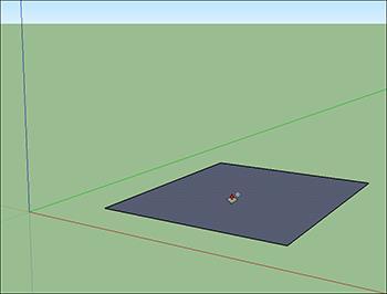 SketchUp Yazılımında ilk 3 Boyutlu Modelinizi Yaratmak Başlangıç araç çubuğunda yer alan İtme/Çekme (Push/Pull)