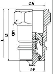 HİDROLİK QUICK COUPLIN ISO 7241-A HİDROLİK QUICK COUPLİN KOD ÖZELLİKLER BASINÇ 101.11111AB Erkek Uç 1/4" BSP 350 Bar 101.