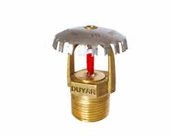 Sprinkler Upright (Yukarı) Elo Sprinkler Yangın Grubu DY-5333 Standart Tepkimeli K 11,2 (160) - 3/4 NPT Pirinç Kromajlı 57 C 91,36 97,33 68 C 82,40 84,60 79 C 91,36 97,33 93 C 91,36 97,33 141 C