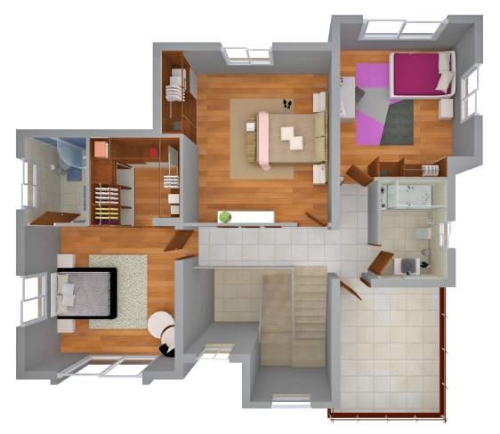 Hol & Merdiven Bölümü / Hall and staircase Oturma Odası / Living room Duş -