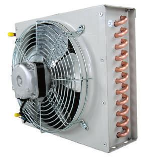 COMMERCIAL TYPE CONDENSERS 4 Ticari Tip Kondenserler Coil Ø5/16, Ø3/8 copper tube. V type aluminum fins.