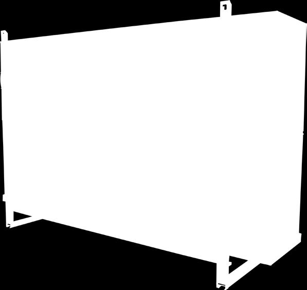 The coil circuits are designed for refrigerants R404A, R449A, R22. Refrigerant distributor. Casing Electrostatic powder coated RAL 9016 galvanized steel. Stainless steel casing as optional.