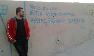 gezi özel [10 Eylül] Antakya'da Gez Parkı ve ODTÜ'de yaşananolayları protesto eden 22 yaşındak Ahmet Atakan adlı b r genç, kuşkulu b ç mde b nanın