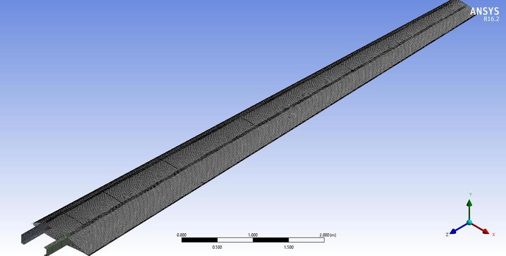 Şekil 4.15: Bütün kanadın çözüm ağı 4.2.3 Malzemenin Belirlenmesi Kanat için ANSYS Workbench kitaplığında bulunan kompozit malzemelerden Epoxy Carbon Woven 395GPa Prepreg malzemesi şeçilmiştir.