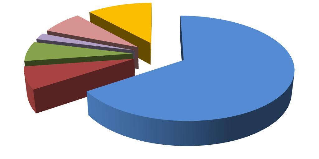 AĞIR TAŞIT TRAFİĞİNİN SAATLİK, GÜNLÜK, AYLIK, MEVSİMLİK DEĞİŞİMİ VE HIZ BİLGİLERİ 7,4% 11,6% 2,1% 6,3% 7,0% 65,6% Otomobil HYTT OYTT Otobüs Kamyon Kamyon+Röm,Çekici+Y.Röm Grafik 3.4.1. Taşıt Sınıflarının Toplam Trafik İçindeki Payları, 2014 3.