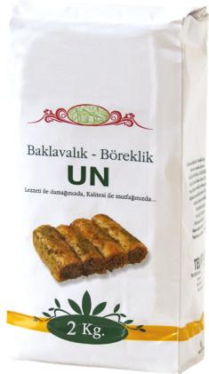 Tellioğlu Baklavalık, Böreklik Paket Un Kullanım Alanı: 1 kg,